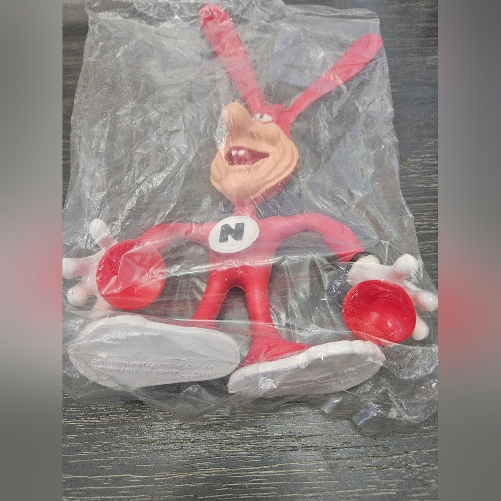 Vintage bendable "Noid" action Character Figurine 1988 Dominos Pizza Collectible - Picture 7 of 7